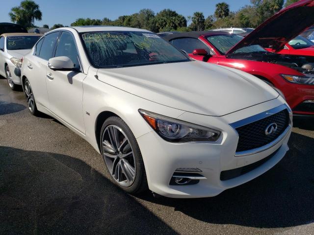 JN1EV7AP3HM730018 - 2017 INFINITI Q50 PREMIU WHITE photo 1