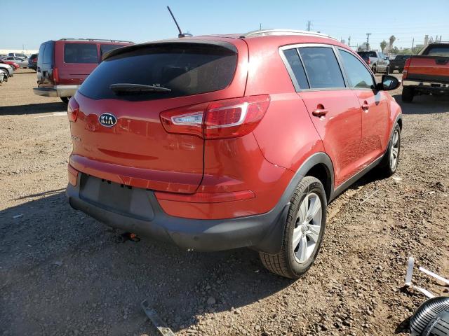 KNDPB3A20C7299432 - 2012 KIA SPORTAGE B RED photo 4