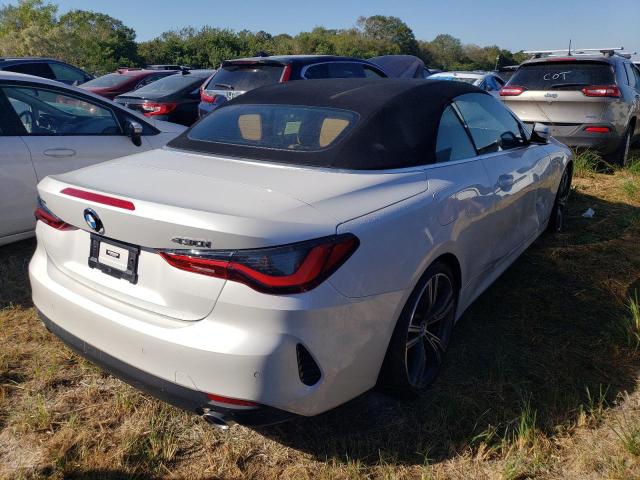 WBA43AT06NCJ60039 - 2022 BMW 430XI WHITE photo 4