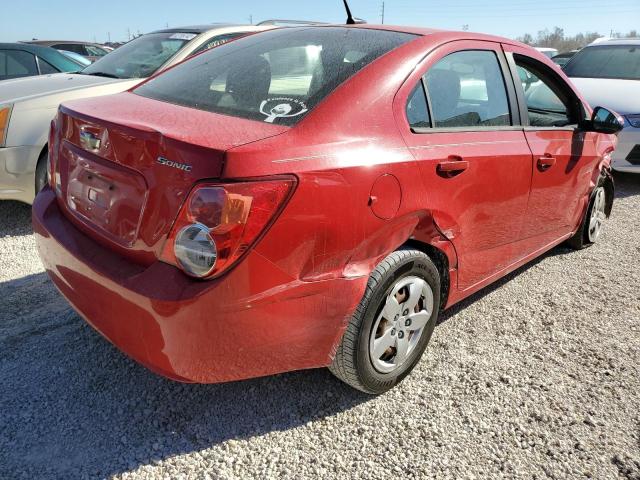 1G1JA5SH8D4154951 - 2013 CHEVROLET SONIC LS RED photo 4