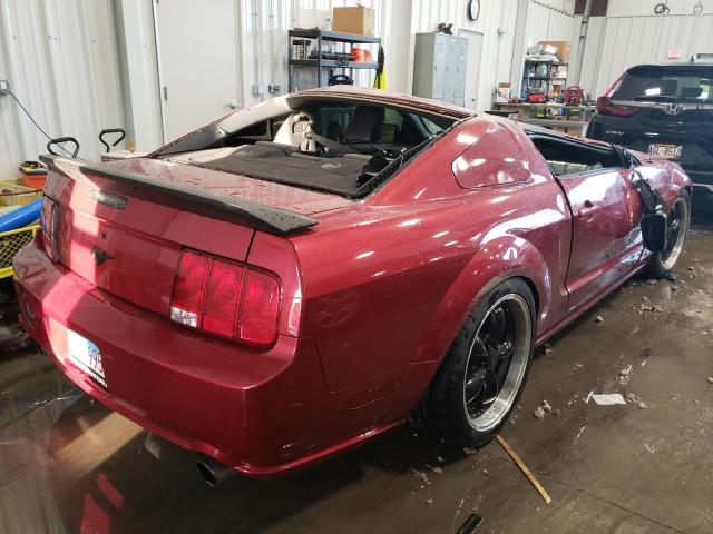 1ZVHT82H375231156 - 2007 FORD MUSTANG GT RED photo 4