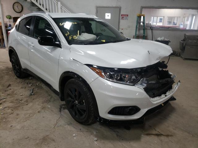 3CZRU6H10NM756650 - 2022 HONDA HR-V SPORT WHITE photo 1