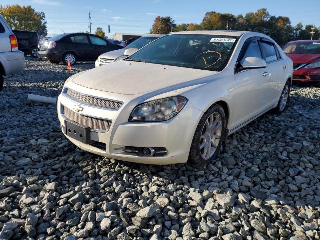 1G1ZE5EBXA4137028 - 2010 CHEVROLET MALIBU LTZ თეთრი ფოტო 2