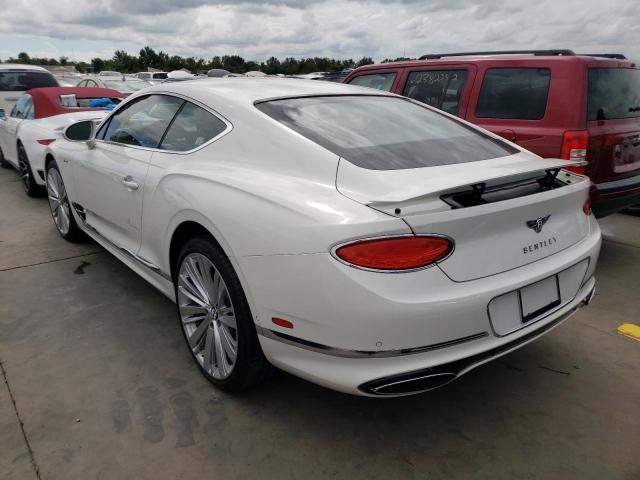 SCBCT2ZGXNC002475 - 2022 BENTLEY CONTINENTA WHITE photo 3