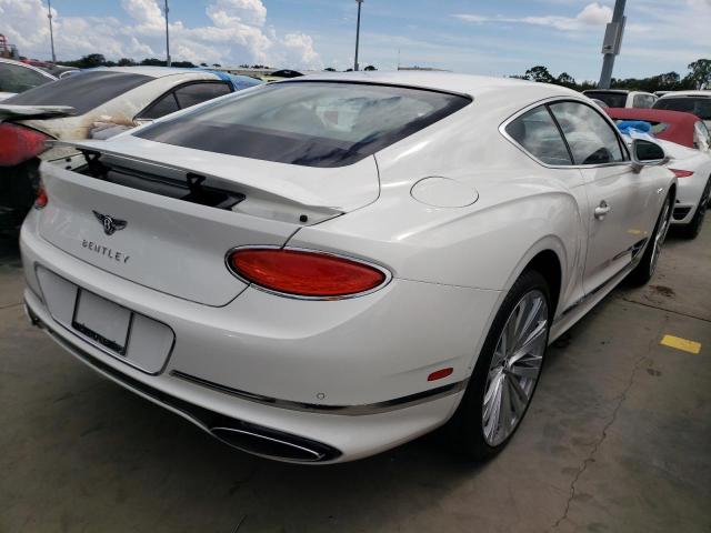 SCBCT2ZGXNC002475 - 2022 BENTLEY CONTINENTA WHITE photo 4