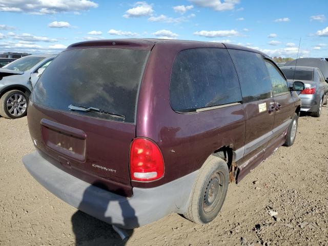 1B4GP44G4YB723386 - 2000 DODGE GRAND CARA BURGUNDY photo 4