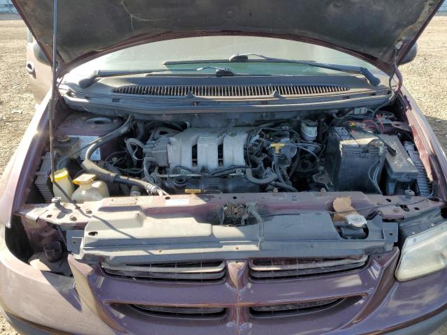 1B4GP44G4YB723386 - 2000 DODGE GRAND CARA BURGUNDY photo 7