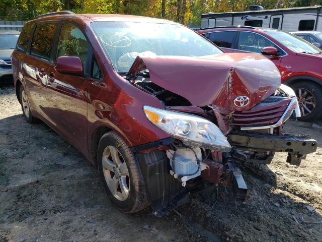 5TDKK3DC7FS690179 - 2015 TOYOTA SIENNA LE MAROON photo 1