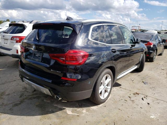 5UXTY3C00M9H96853 - 2021 BMW X3 SDRIVE3 BLACK photo 4