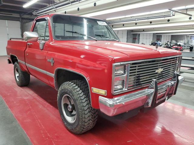 1GCEV14K0HJ113431 - 1987 CHEVROLET V10 RED photo 1