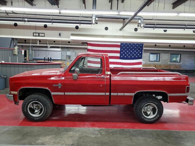 1GCEV14K0HJ113431 - 1987 CHEVROLET V10 RED photo 9