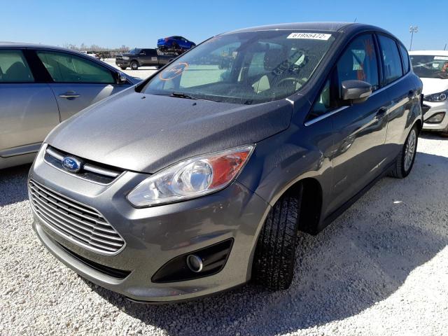 1FADP5BUXDL544333 - 2013 FORD C-MAX SEL GRAY photo 2