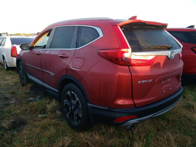 2HKRW1H98KH500010 - 2019 HONDA CR-V TOURI RED photo 3