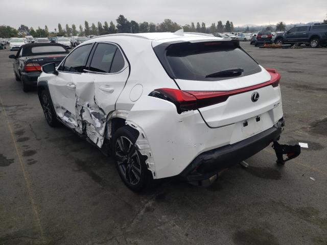 JTHX3JBHXL2022223 - 2020 LEXUS UX 200 WHITE photo 3