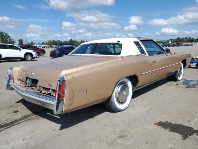 6L47S5Q264153 - 1975 CADILLAC ELDORADO BEIGE photo 4