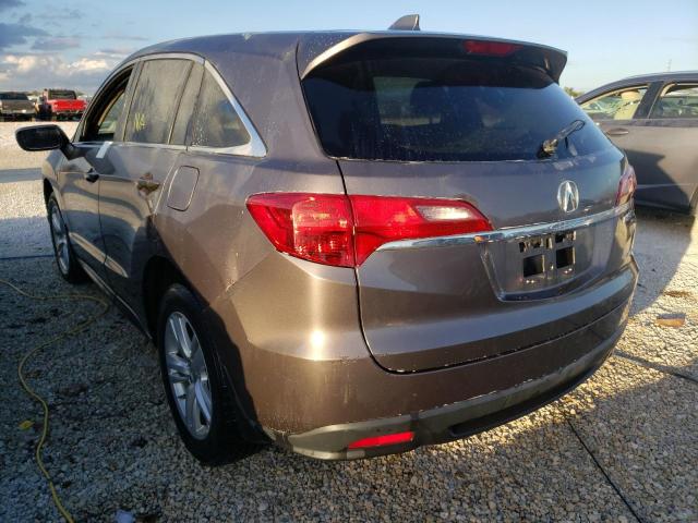 5J8TB4H39DL017124 - 2013 ACURA RDX CHARCOAL photo 3