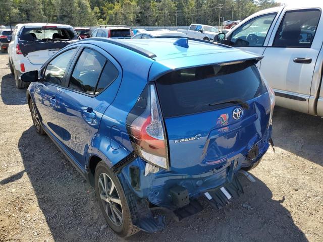 JTDKDTB39J1618788 - 2018 TOYOTA PRIUS C BLUE photo 3