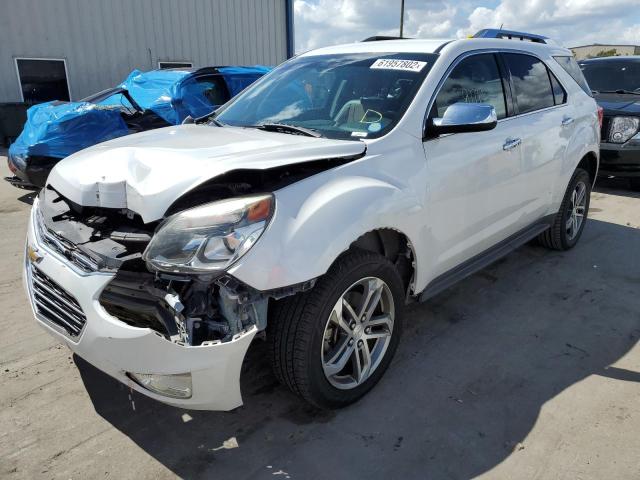 2GNALDEK0H6103197 - 2017 CHEVROLET EQUINOX PR WHITE photo 2