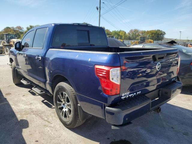 1N6AA1EF8MN517265 - 2021 NISSAN TITAN SV BLUE photo 3