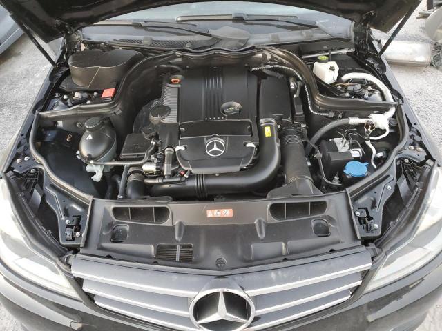 WDDGF4HB6ER309071 - 2014 MERCEDES-BENZ C 250 BLACK photo 7