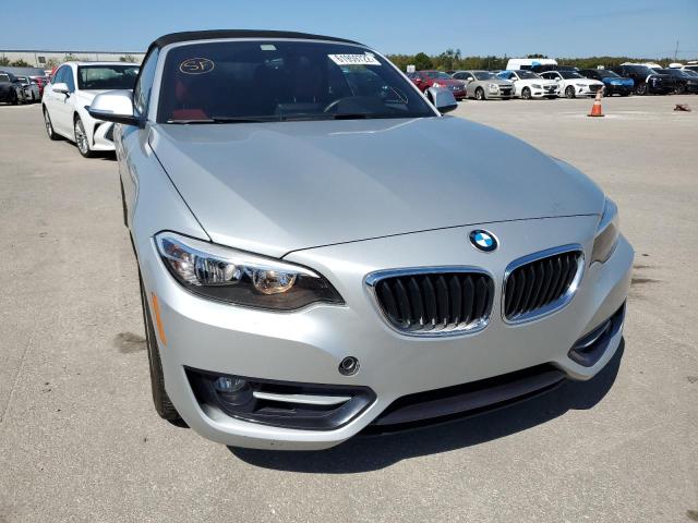WBA1K9C57GV710923 - 2016 BMW 228 I SULE SILVER photo 9