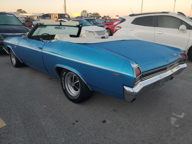 136679K410485 - 1969 CHEVROLET CHEVELL BLUE photo 3