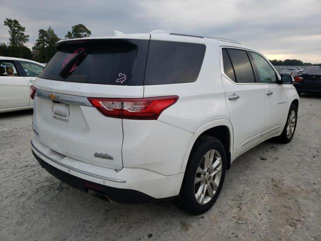 1GNEVJKW2KJ115721 - 2019 CHEVROLET TRAVERSE H WHITE photo 4