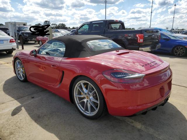 WP0CB2A86FS140235 - 2015 PORSCHE BOXSTER S RED photo 3