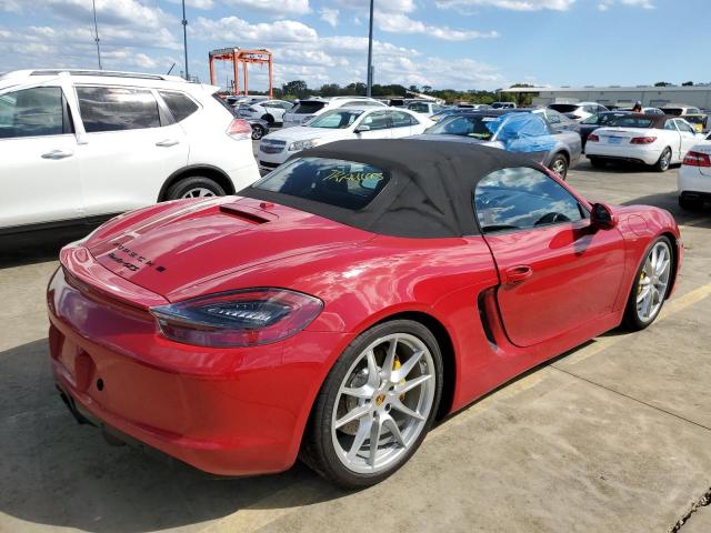 WP0CB2A86FS140235 - 2015 PORSCHE BOXSTER S RED photo 4