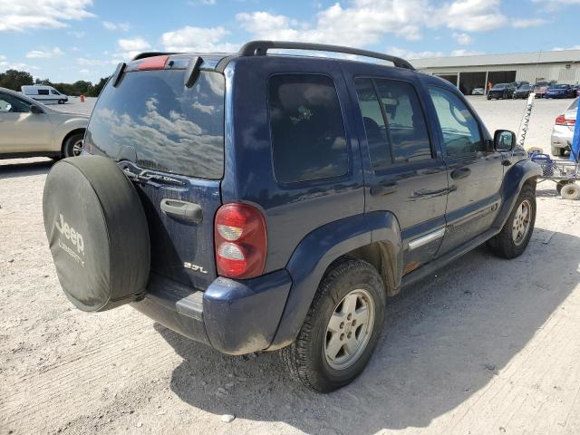 1J4GL48K96W291181 - 2006 JEEP LIBERTY SP BLUE photo 4