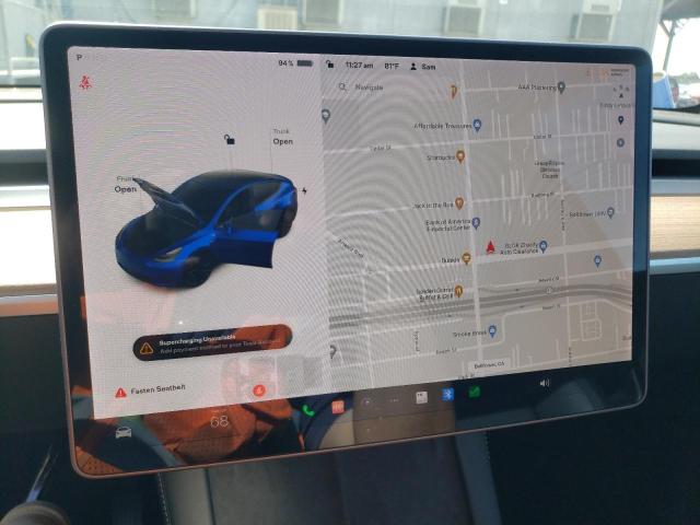 5YJYGAEE8MF151040 - 2021 TESLA MODEL Y أزرق صورة 9