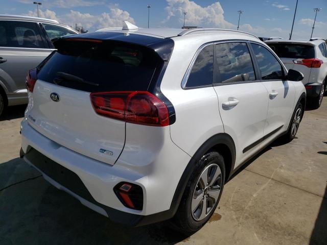 KNDCB3LC4L5362161 - 2020 KIA NIRO LX WHITE photo 4