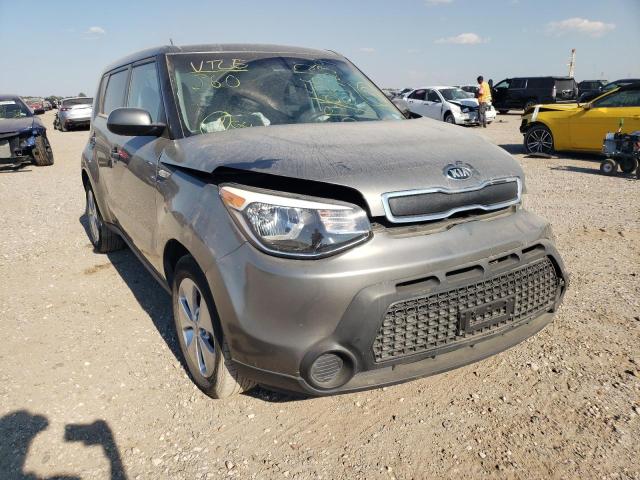 KNDJN2A29E7037239 - 2014 KIA SOUL GRAY photo 1