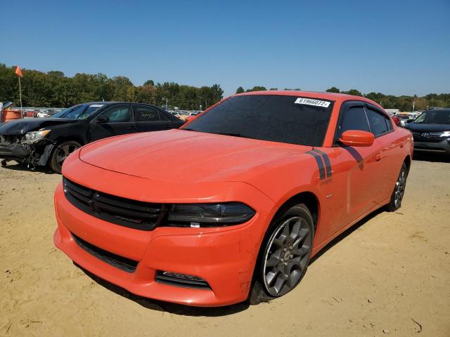 2C3CDXJG6JH256182 - 2018 DODGE CHARGER GT ORANGE photo 2