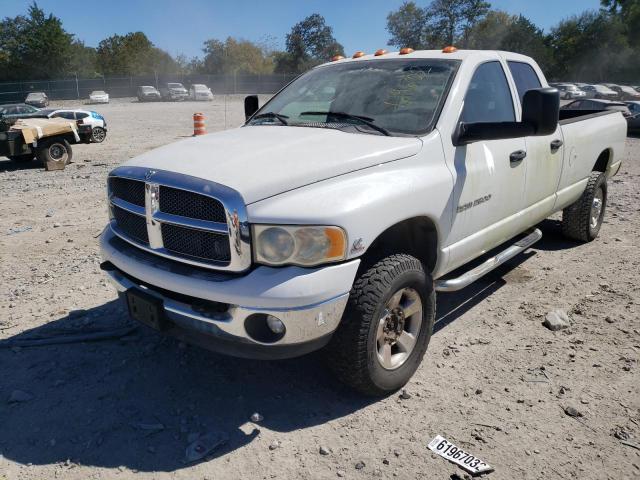 3D3KU28C33G796368 - 2003 DODGE RAM 2500 S WHITE photo 2