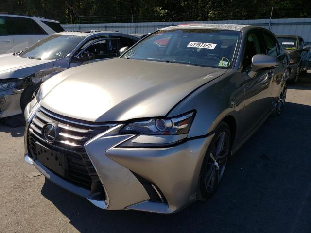 JTHCZ1BL6JA007996 - 2018 LEXUS GS 350 BAS GRAY photo 2