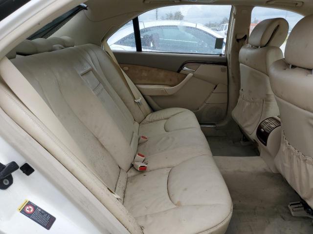 WDBNG75J26A482368 - 2006 MERCEDES-BENZ S 500 WHITE photo 6