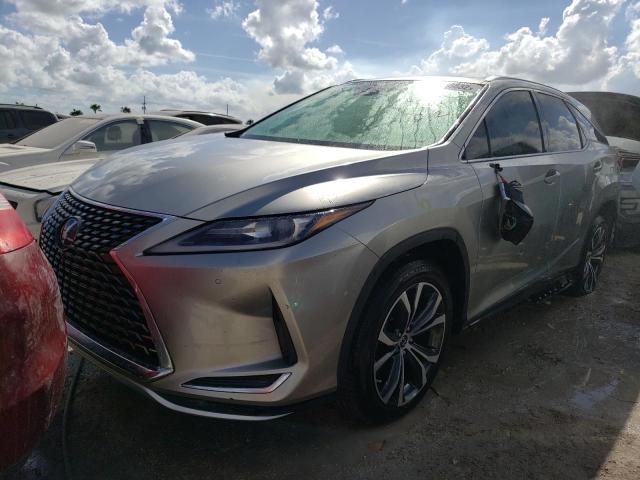 JTJHZKEA8M2018971 - 2021 LEXUS RX 350 L GRAY photo 2