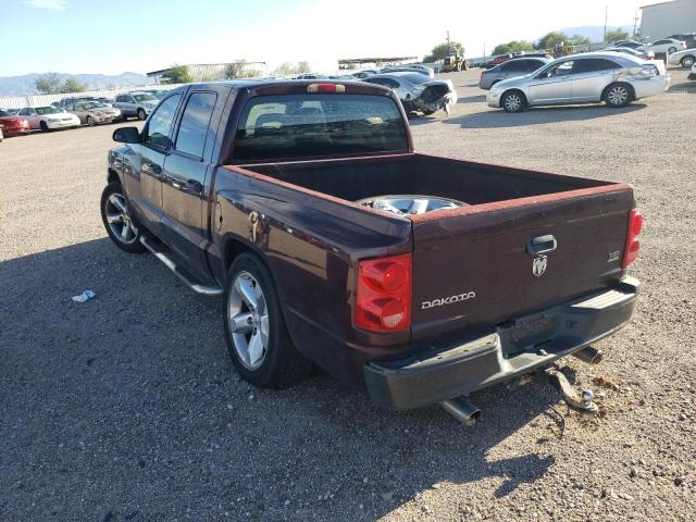 1D7HE28N35S324223 - 2005 DODGE DAKOTA QUA MAROON photo 3