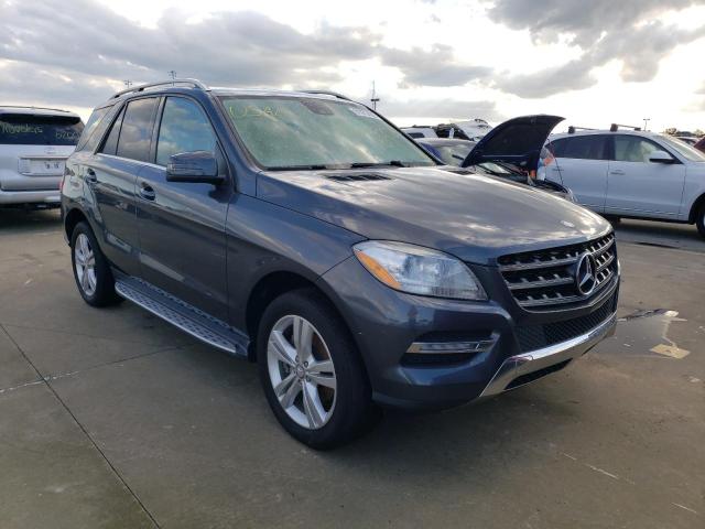 4JGDA5HB1CA025937 - 2012 MERCEDES-BENZ ML 350 4MA GRAY photo 1