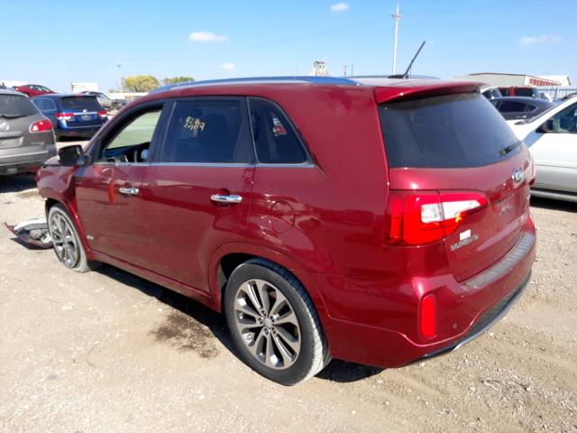 5XYKWDA71FG592439 - 2015 KIA SORENTO SX BURGUNDY photo 3