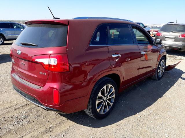 5XYKWDA71FG592439 - 2015 KIA SORENTO SX BURGUNDY photo 4