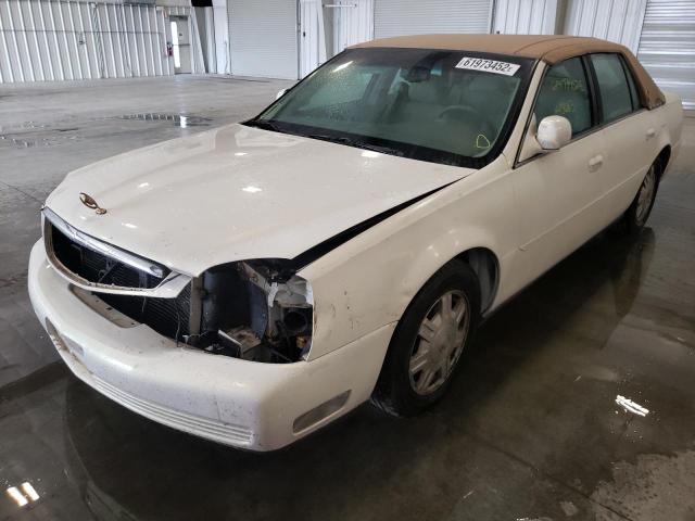 1G6KD54Y64U206872 - 2004 CADILLAC DEVILLE WHITE photo 2