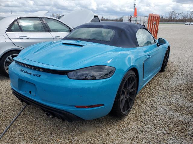 WP0CD2A85MS232265 - 2021 PORSCHE BOXSTER GT BLUE photo 4