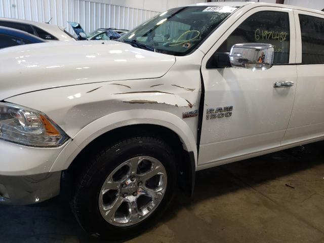 1C6RR7NTXFS778531 - 2015 RAM 1500 LARAM WHITE photo 9