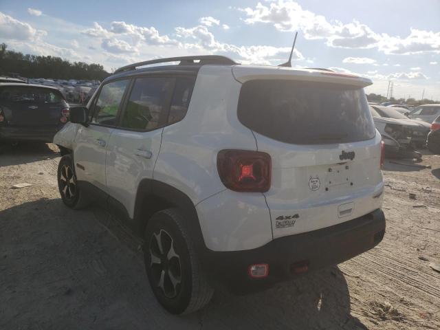 ZACNJBC15KPK25446 - 2019 JEEP RENEGADE T WHITE photo 3