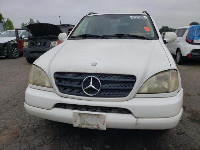 4JGAB54E01A254218 - 2001 MERCEDES-BENZ ML 320 WHITE photo 9