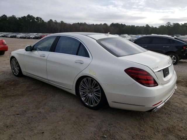 WDDUG6GB7KA477390 - 2019 MERCEDES-BENZ S 450 WHITE photo 3