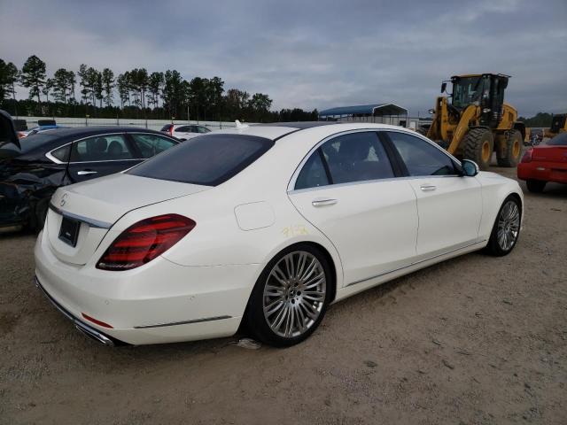 WDDUG6GB7KA477390 - 2019 MERCEDES-BENZ S 450 WHITE photo 4