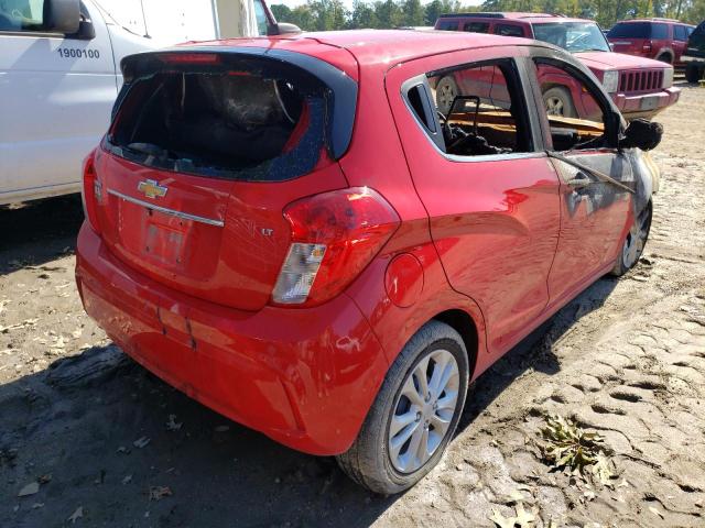 KL8CF6SA3MC728428 - 2021 CHEVROLET SPARK 2LT RED photo 4